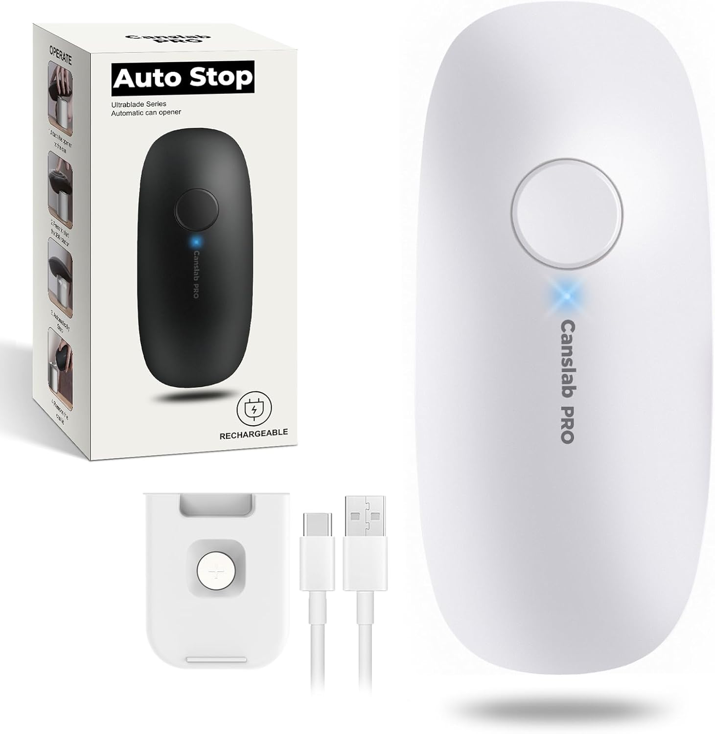 Canslab Ultrablade PRO Electric Can Opener for Seniors with Arthritis