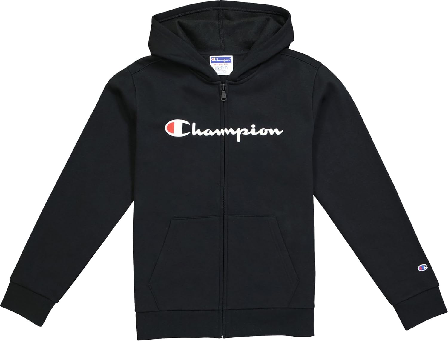 Champion Boys' Cozy Black Zip Hoodie