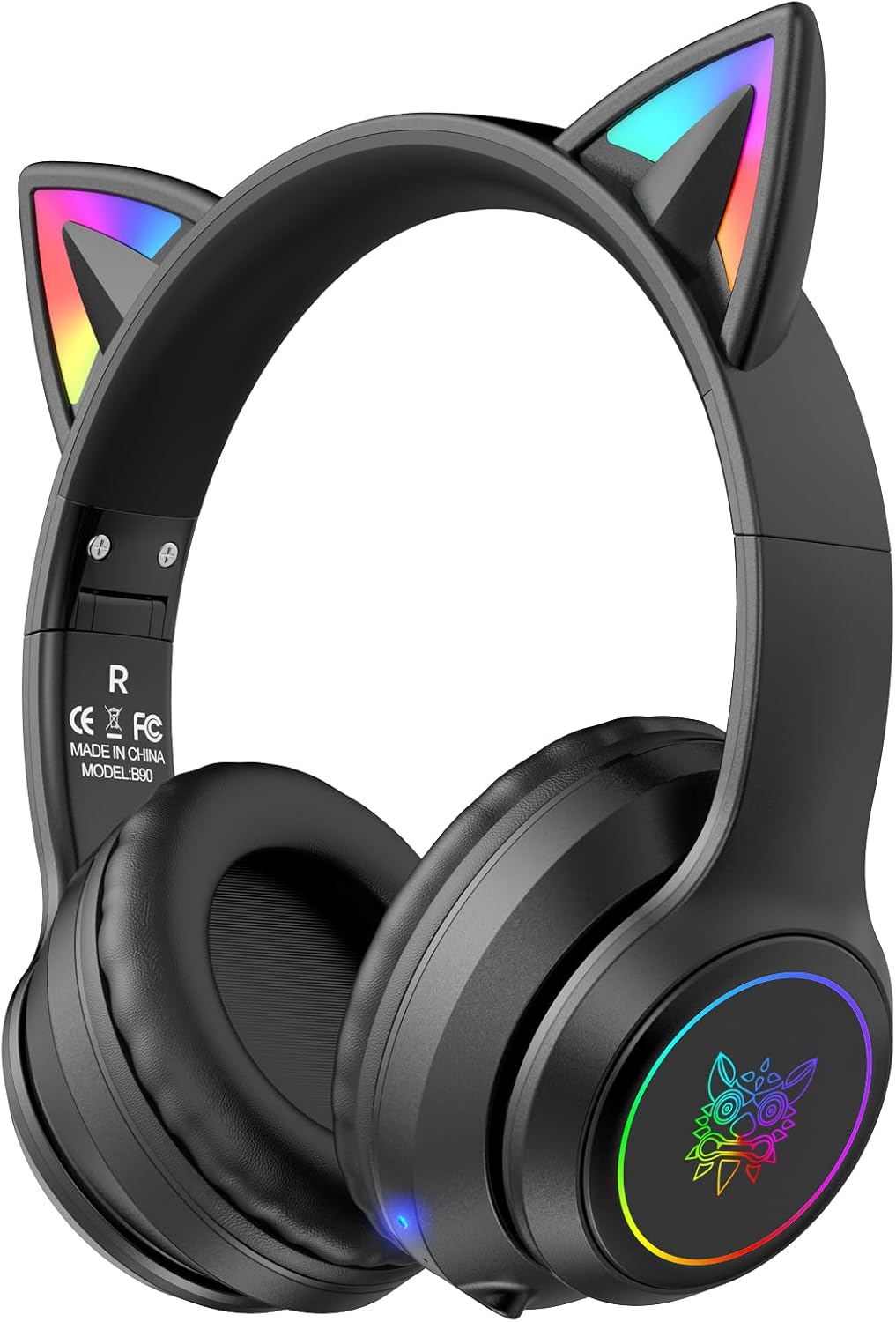 55H Playtime Cat Ear Bluetooth Headphones - ONITOON