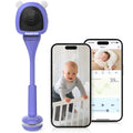 Baby Camera Monitor with 2K Video & AI Breathing Tracker - Smart Sleep