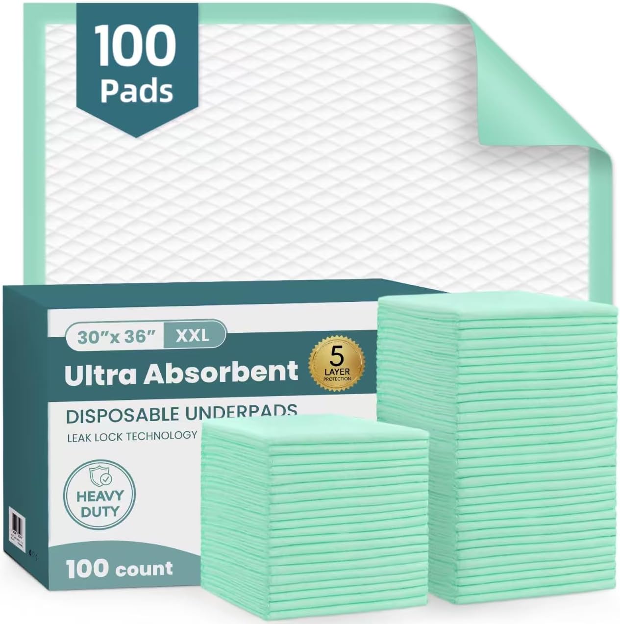 AOZITA Disposable Underpads 30x36 for Ultimate Protection