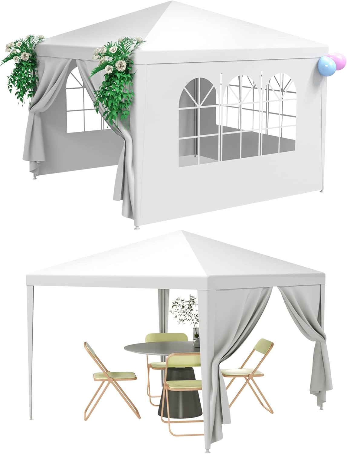 10'x10' Outdoor Canopy Tent for Events