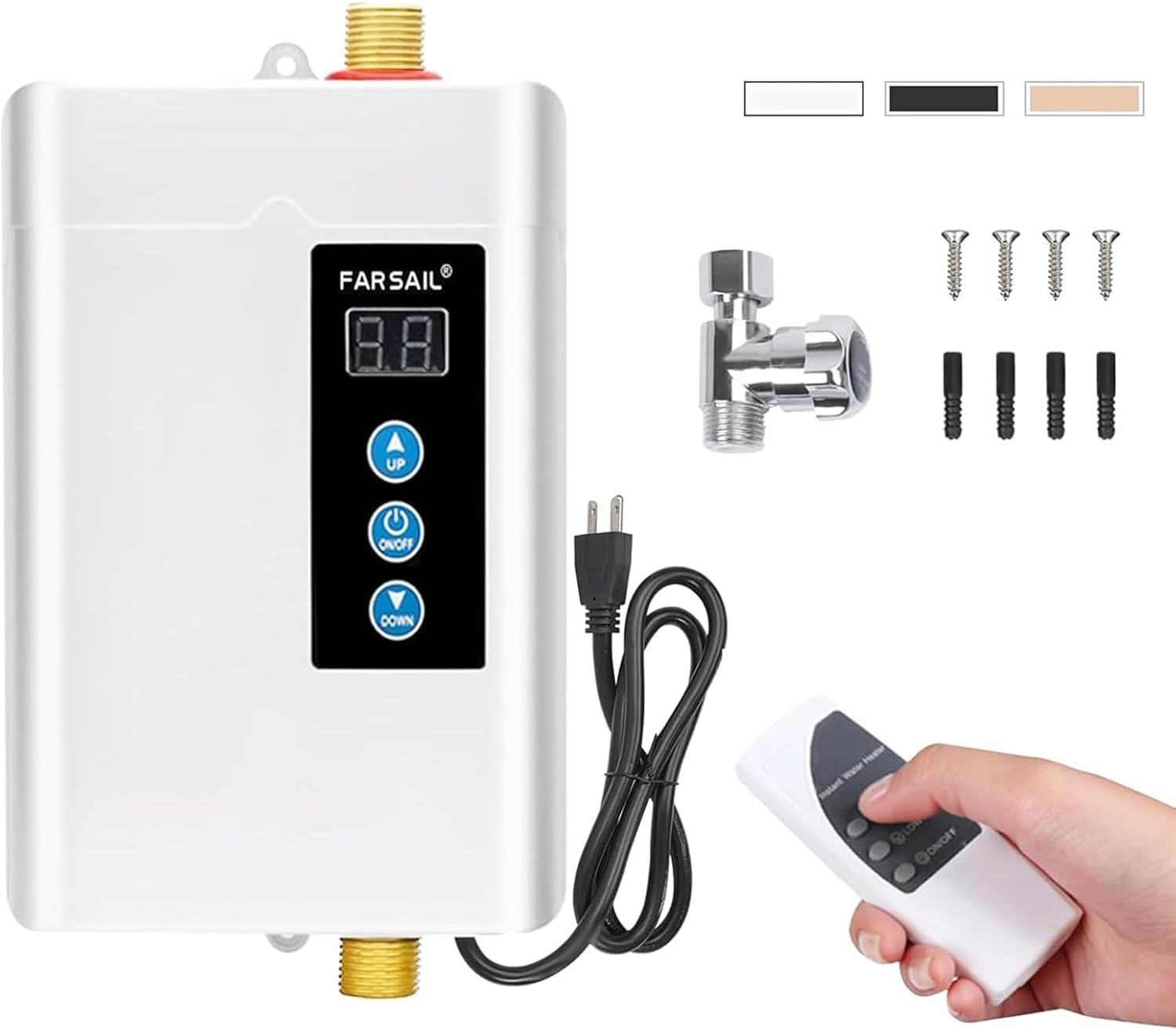 Remote Control Tankless Water Heater - Instant Heat!