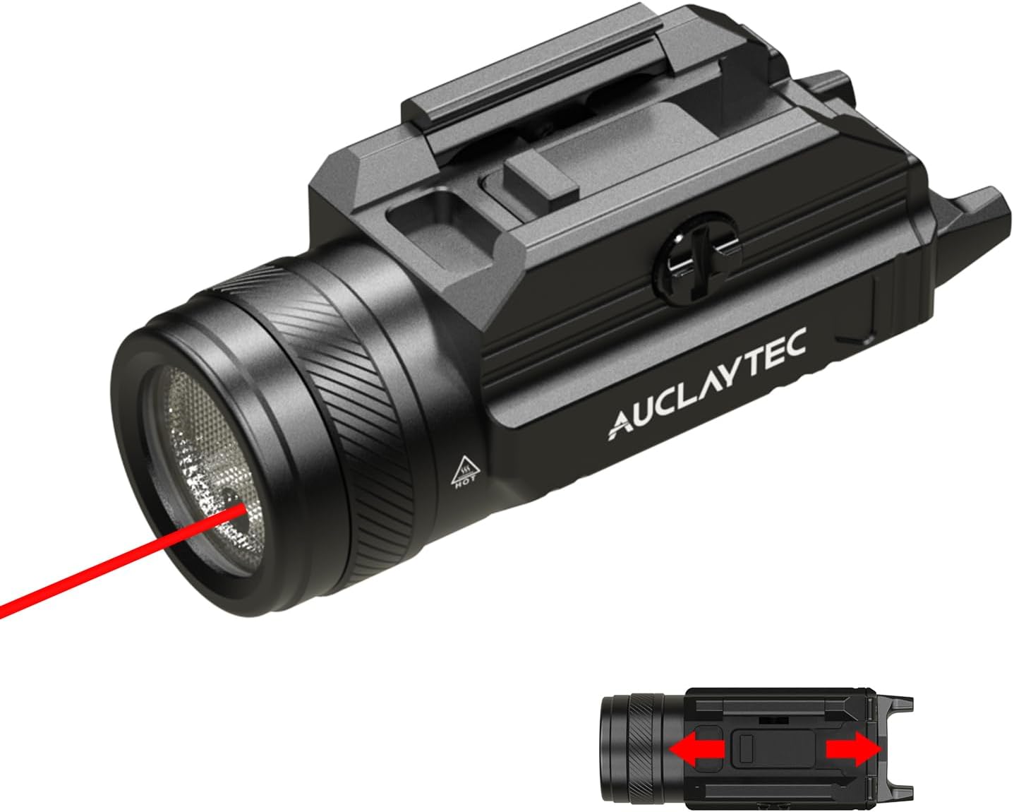 1200 Lumen Pistol Light Laser Combo for Tactical Use