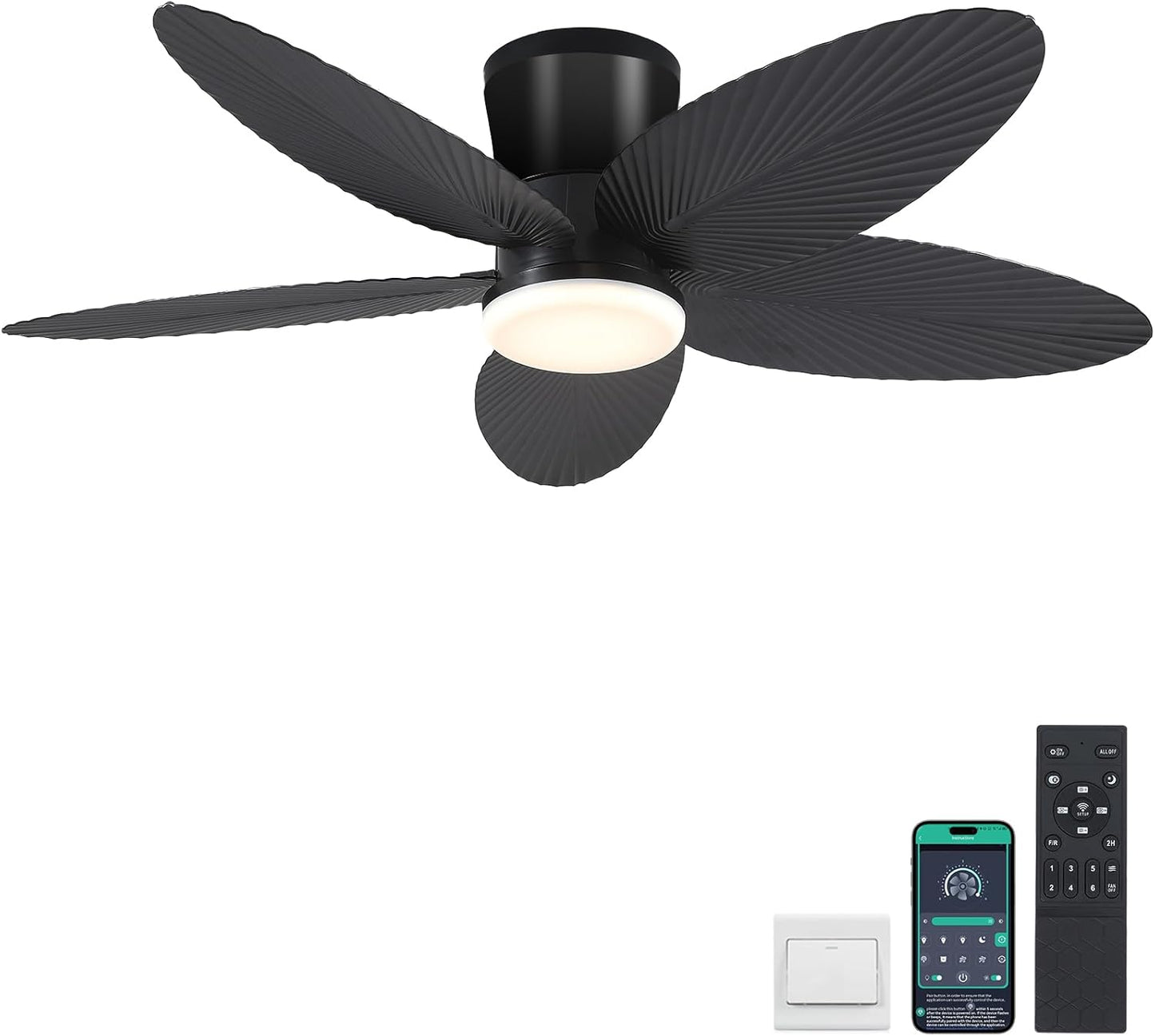 Tropical Ceiling Fans with Lights for Indoor and Outdoor Use