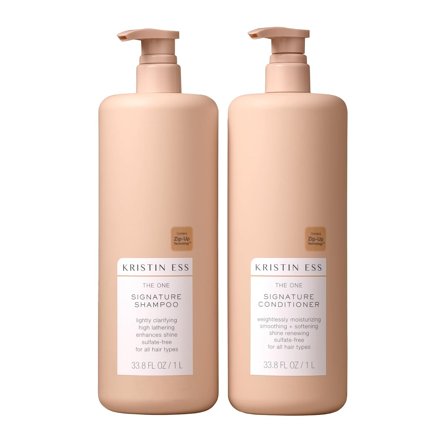 Kristin Ess Hydrating Shampoo & Conditioner Set | Moisturizes & Shines - Pear Fragrance