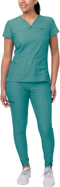 Adar Pro Movement Booster Scrub Set for Women - Tailored Comfort Med
