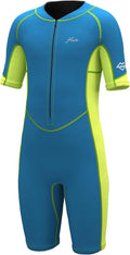 Kids Wetsuit Shorty for Boys Toddler Girls - 2mm Neoprene Front Zip