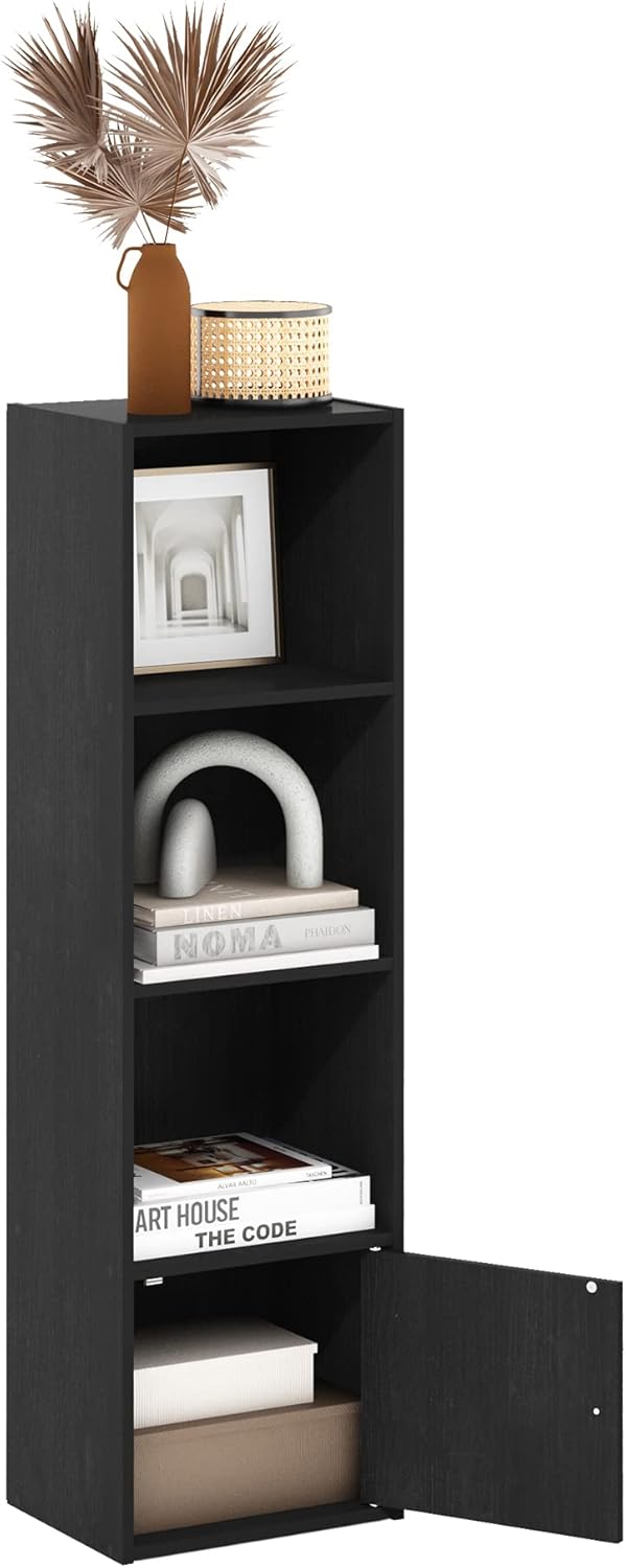 Furinno Luder Shelf Bookcase with Door Storage Cabinet Review