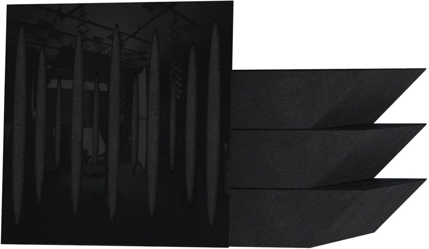 Sound Absorption-Diffuse Corner Bass Trap for Studios and More