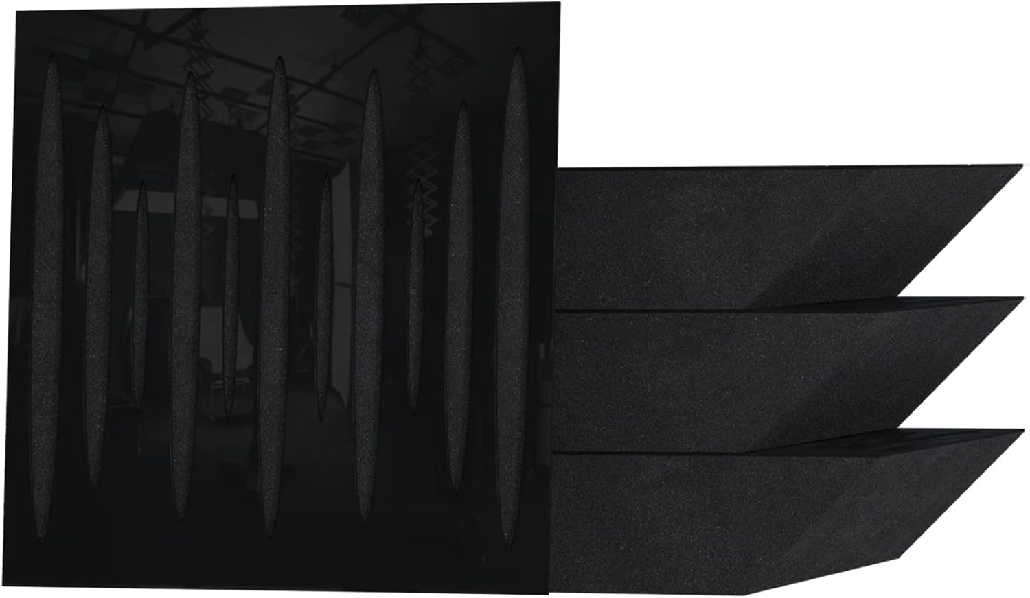 Sound Absorption-Diffuse Corner Bass Trap for Studios and More