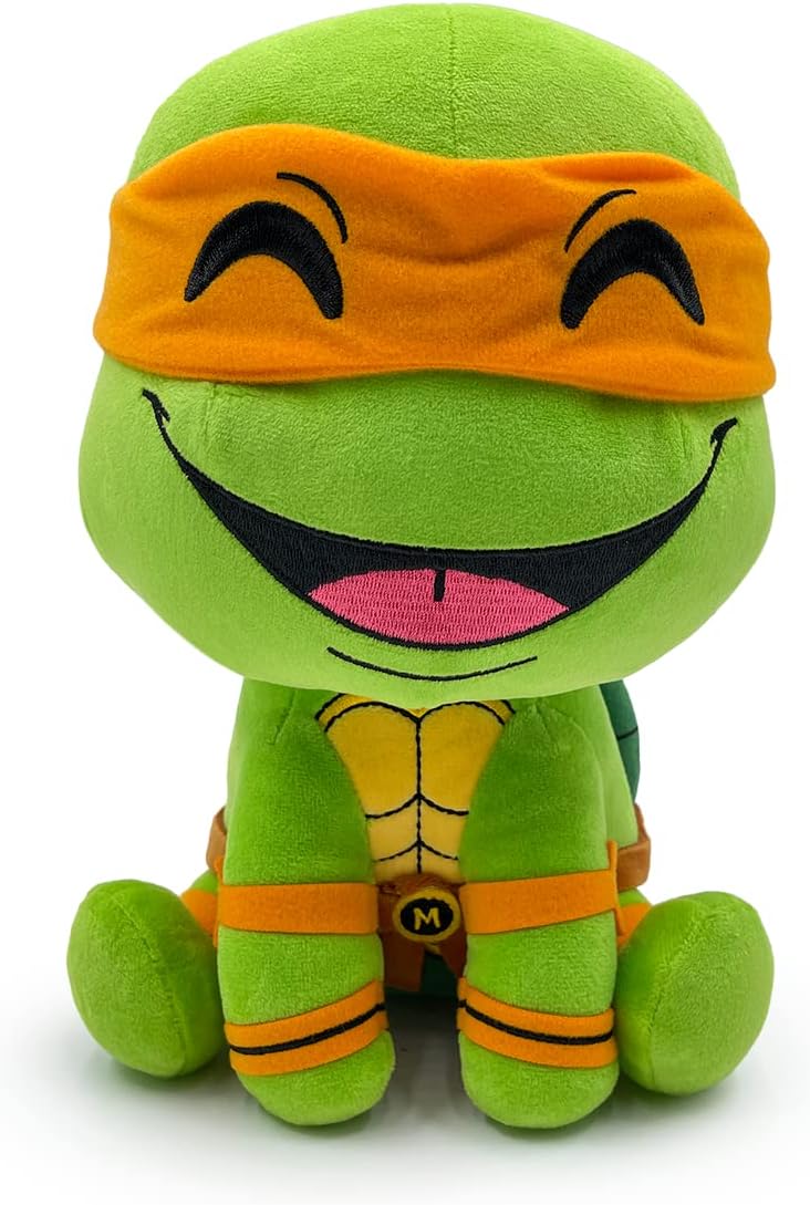 You Tooz Michelangelo Ninja Turtles Plush - 9 Inch TMNT Toy