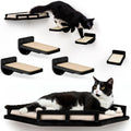 INICIO Cat Wall Shelves - Modern 3 Step Cat Furniture for Walls