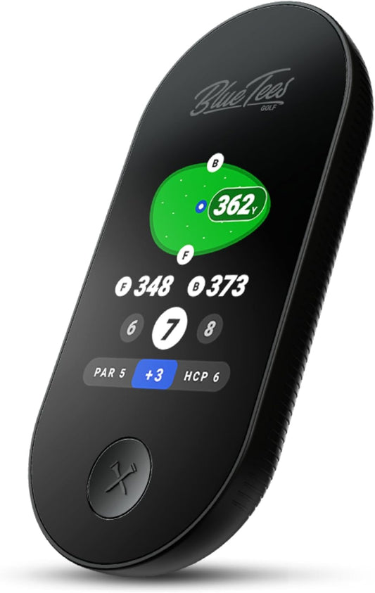Blue Tees Golf Ringer - Magnetic GPS Handheld for Golfers