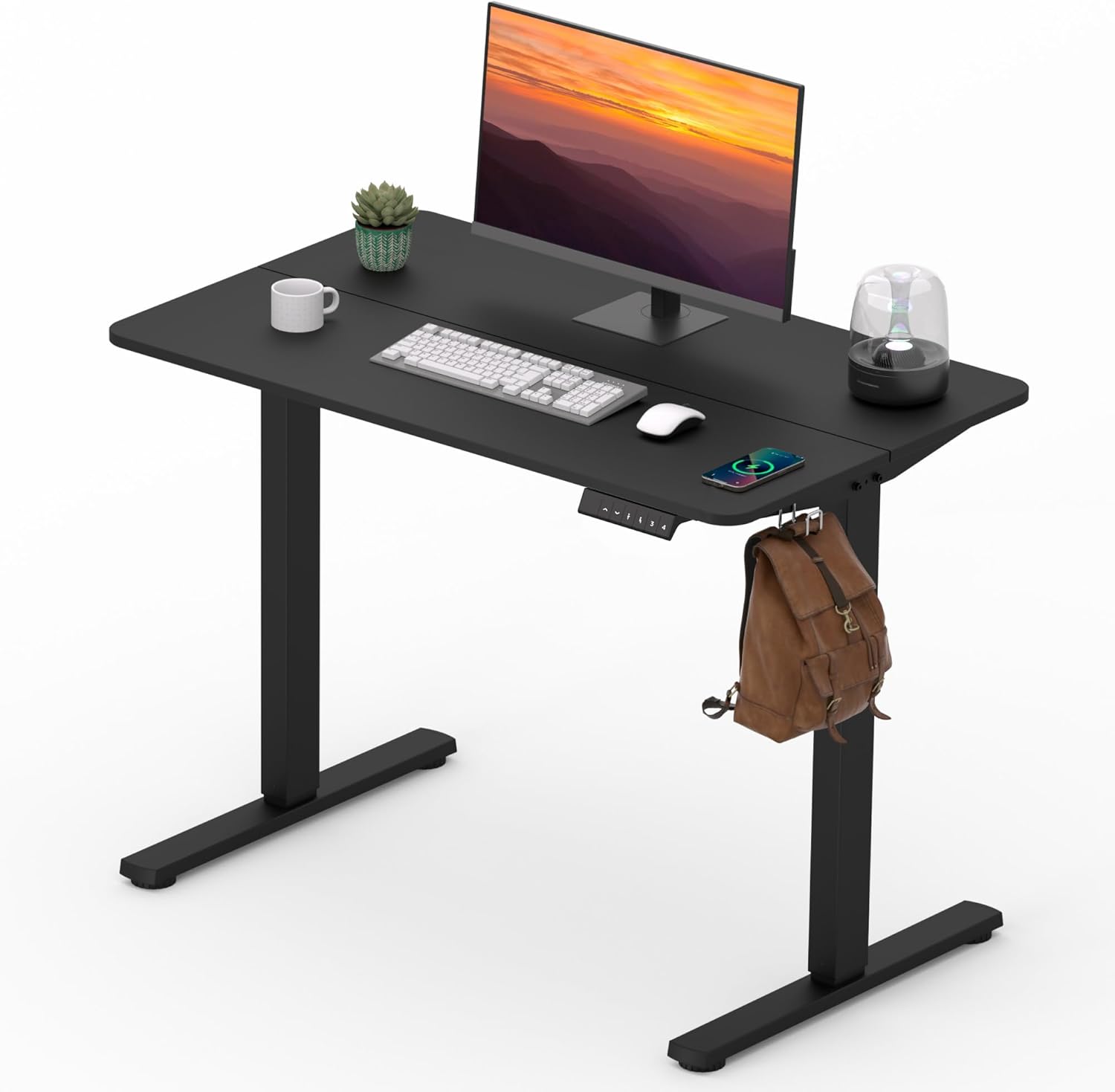 Adjustable Stand Up Desk with Memory Preset for Home Office