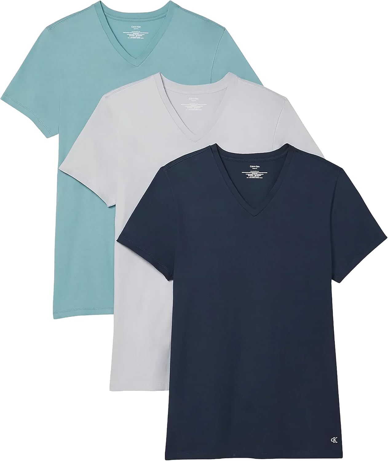 Calvin Klein Men's Cotton Classics 3-Pack Undershirts for Comfort