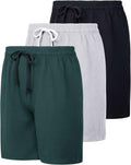Men's Cotton 9ft French Terry Sweat Shorts 3-Pack - Comfortable Fit