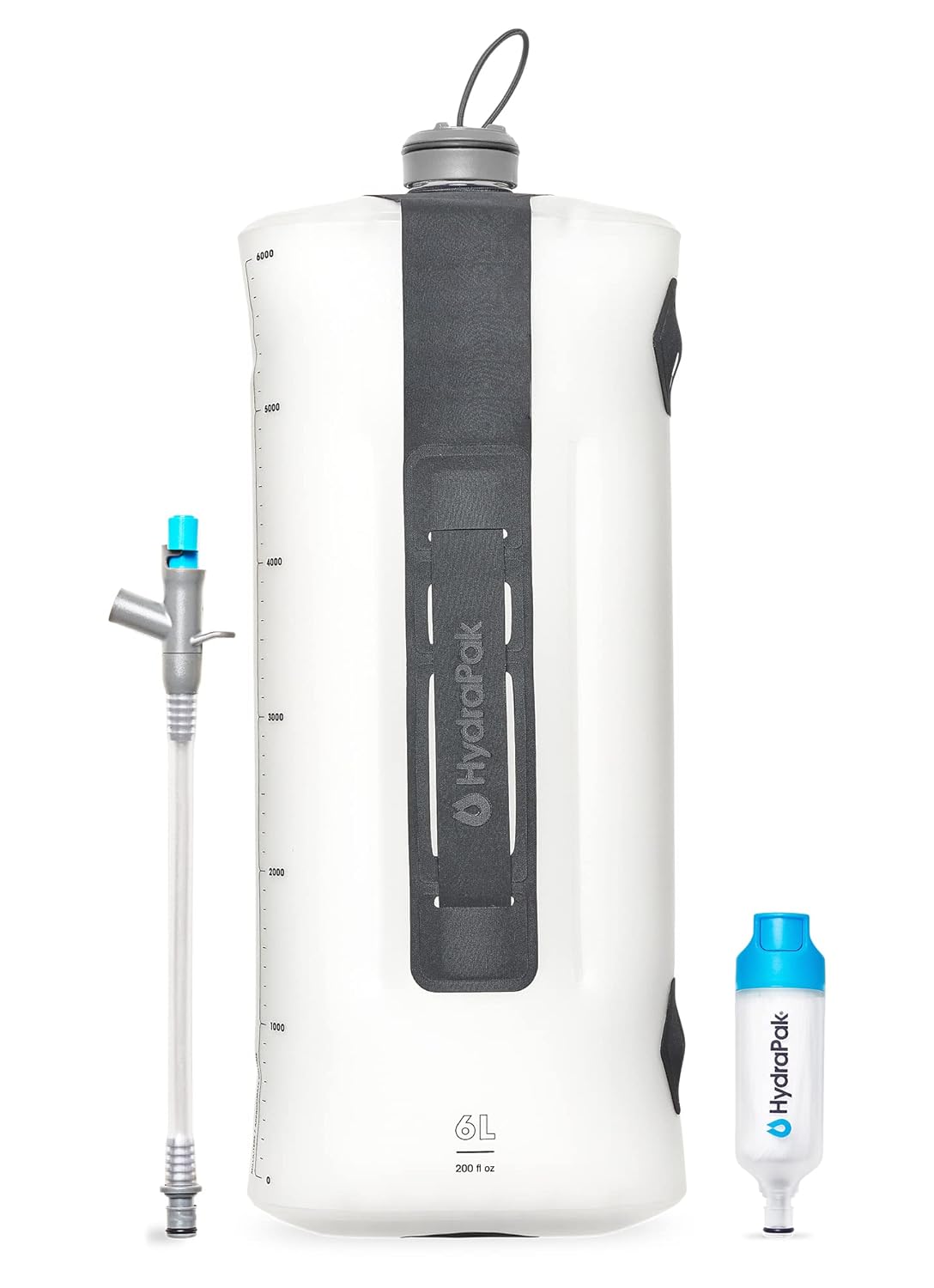 HydraPak Seeker+ 6L Collapsible Water Filtration Reservoir Bag