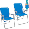 Folding Beach Chair for Adults with High Back - Supports 300lbs
