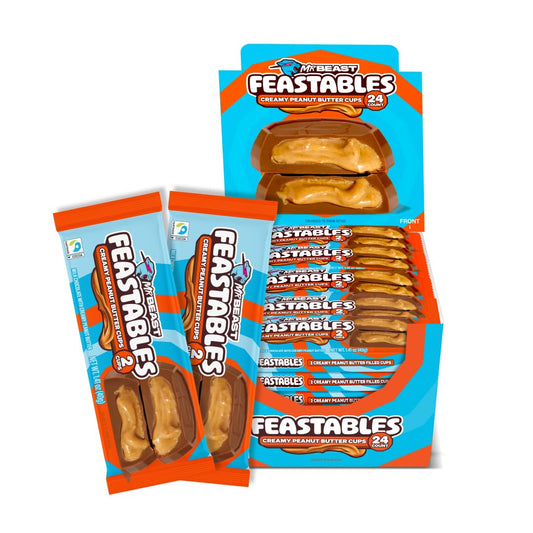 Feastables MrBeast Peanut Butter Cups for Sweet Indulgence