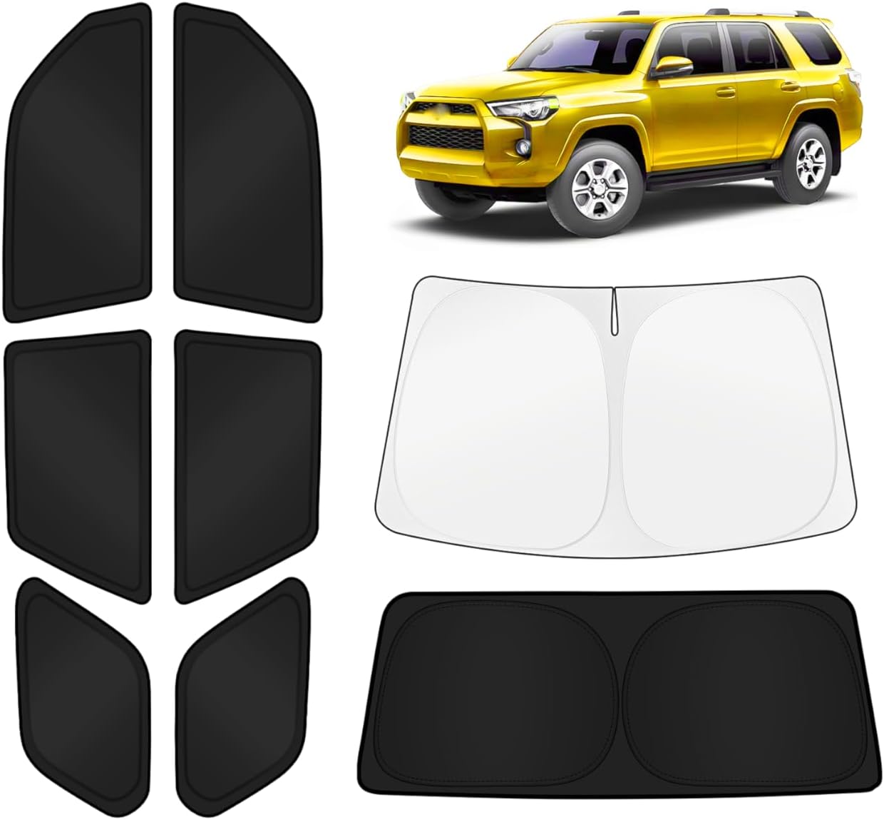 KUST Car Window Shades for Toyota 4Runner 2010-2024 Full Set