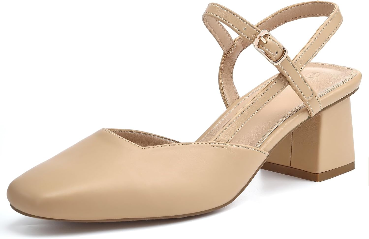 Rilista Women's Slingback Chunky Low Heels for Every Occasion