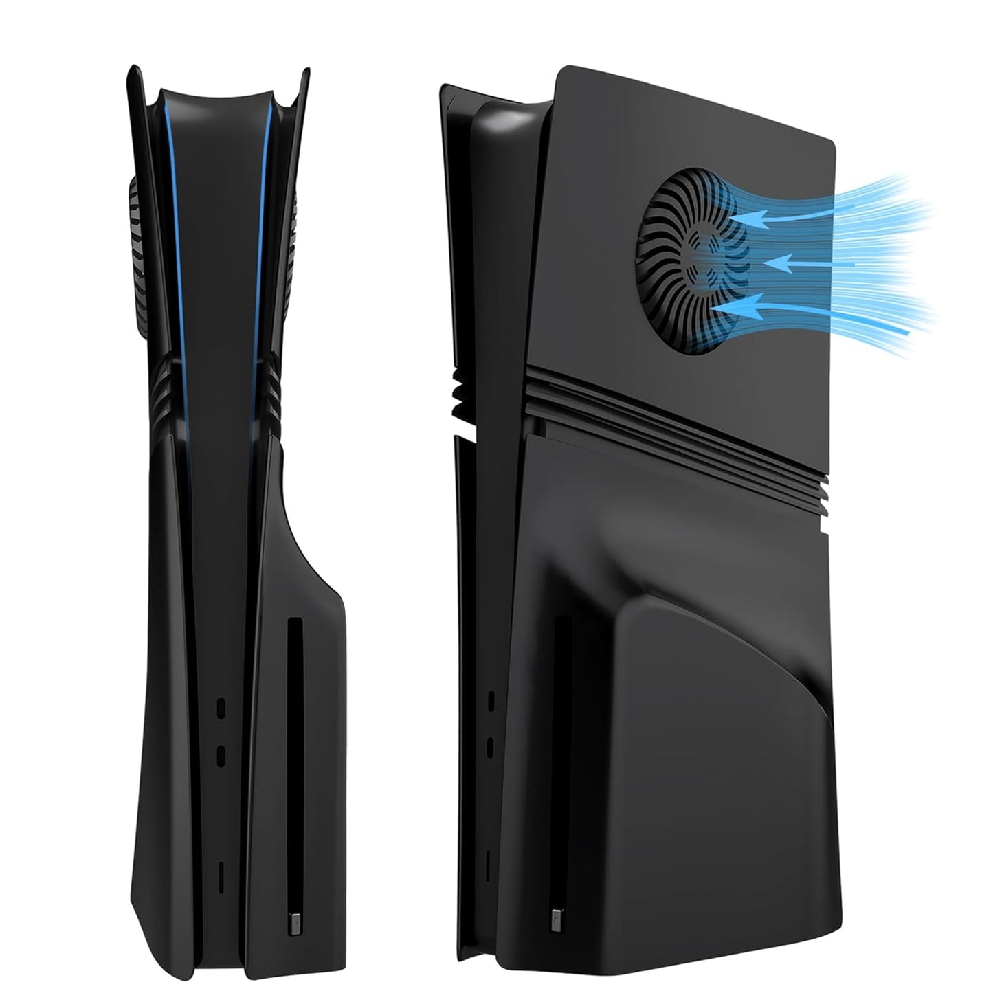 Faceplate for PS5 Pro Disc Edition with Cooling Vent and Dust Filter