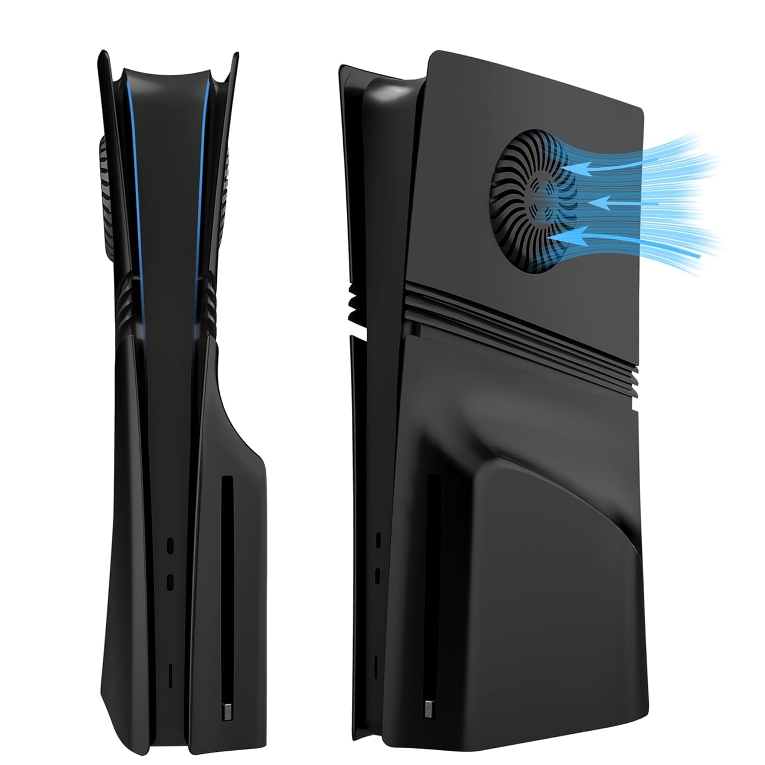 Faceplate for PS5 Pro Disc Edition with Cooling Vent and Dust Filter