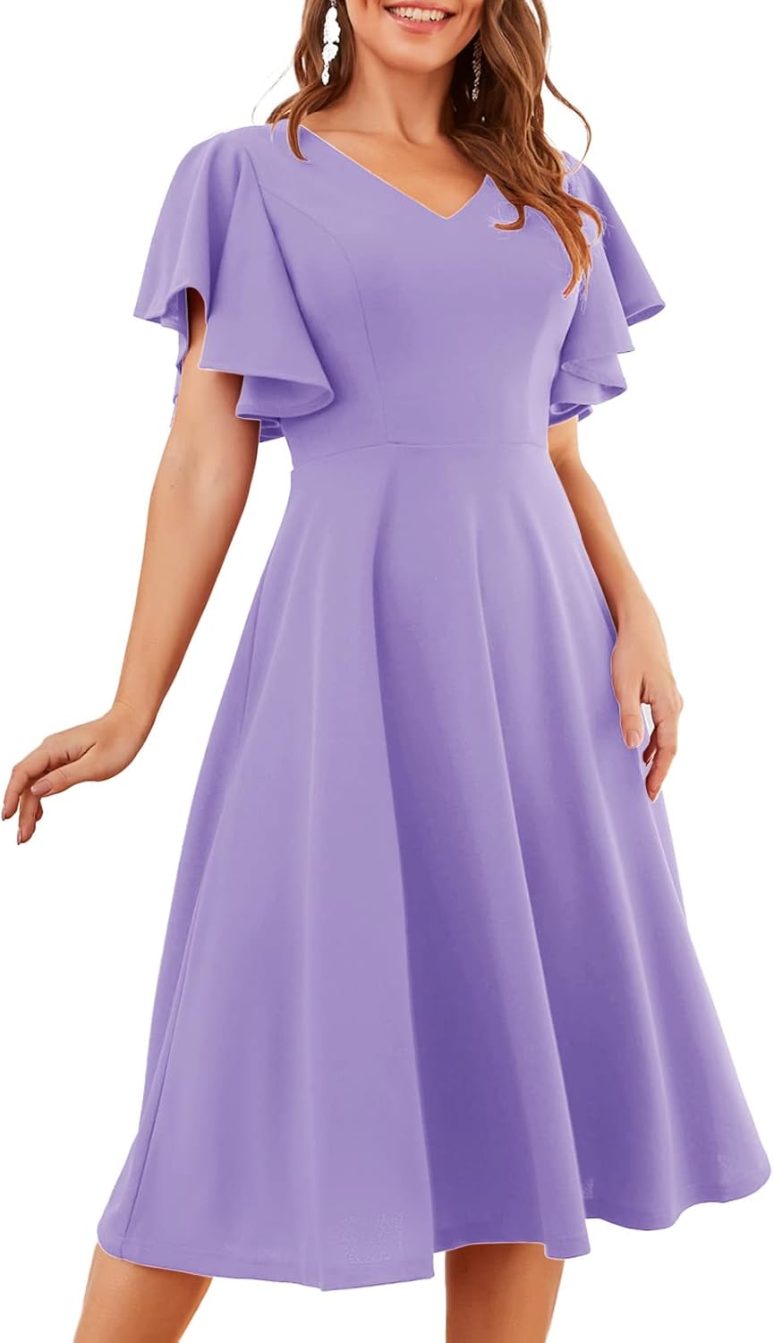 Bridesmay Women's Formal Cocktail Dress for Wedding Guests 2025