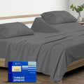THREAD SPREAD Split King Egyptian Cotton Sheets Set - Cooling Deep