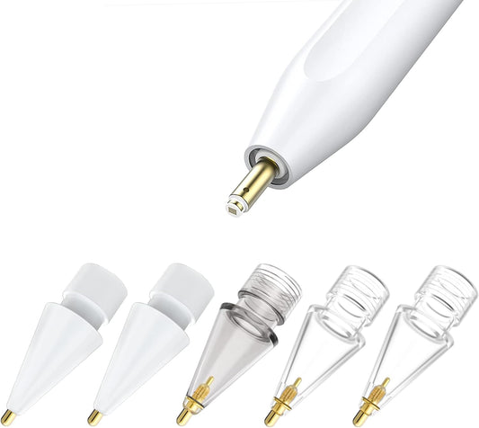 Boben 5 Pack Apple Pencil Tips - Precise Control, Metal Tip
