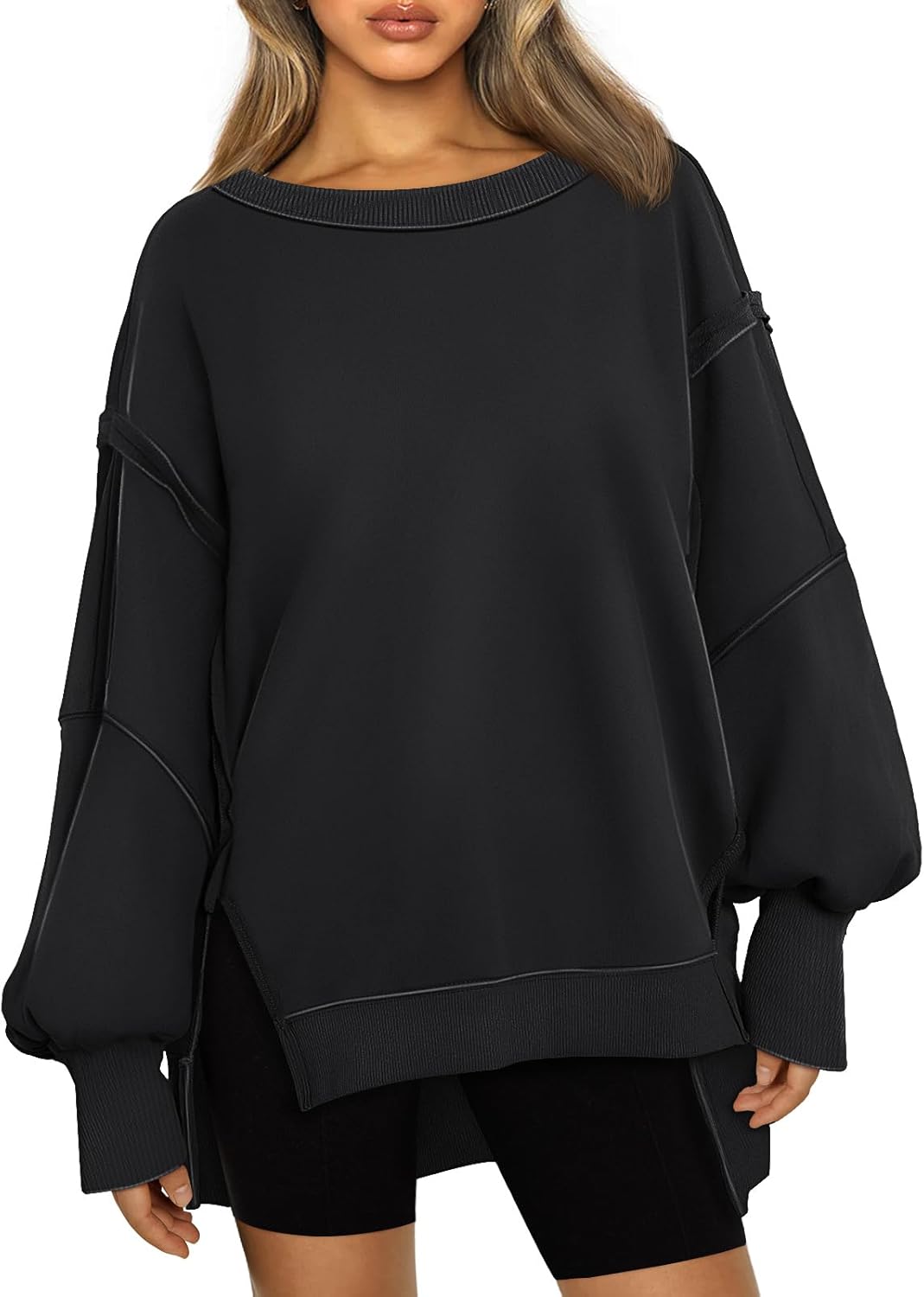 Trendy Queen Oversized Sweatshirts for Women and Teen Girls