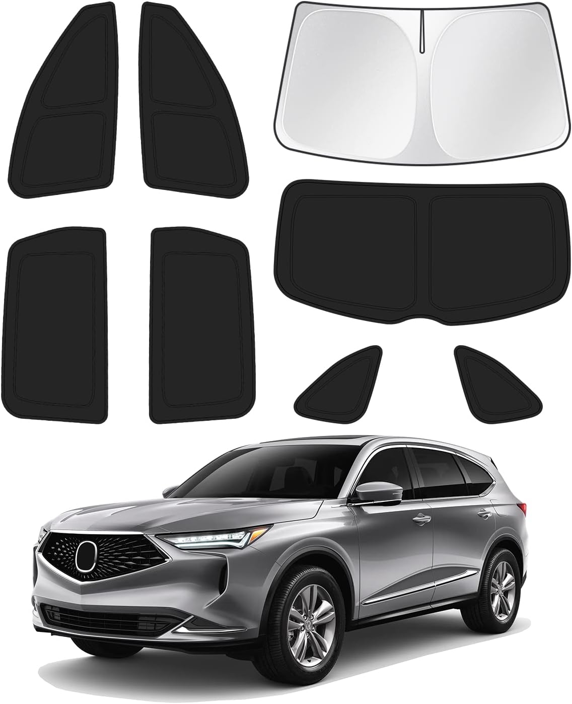 Sunshade for 2021-2026 Acura MDX Accessories - 8PCS Set