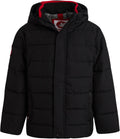 CANADA WEATHER GEAR Boys Puffer Jacket Quilted Fleece Lined Winter