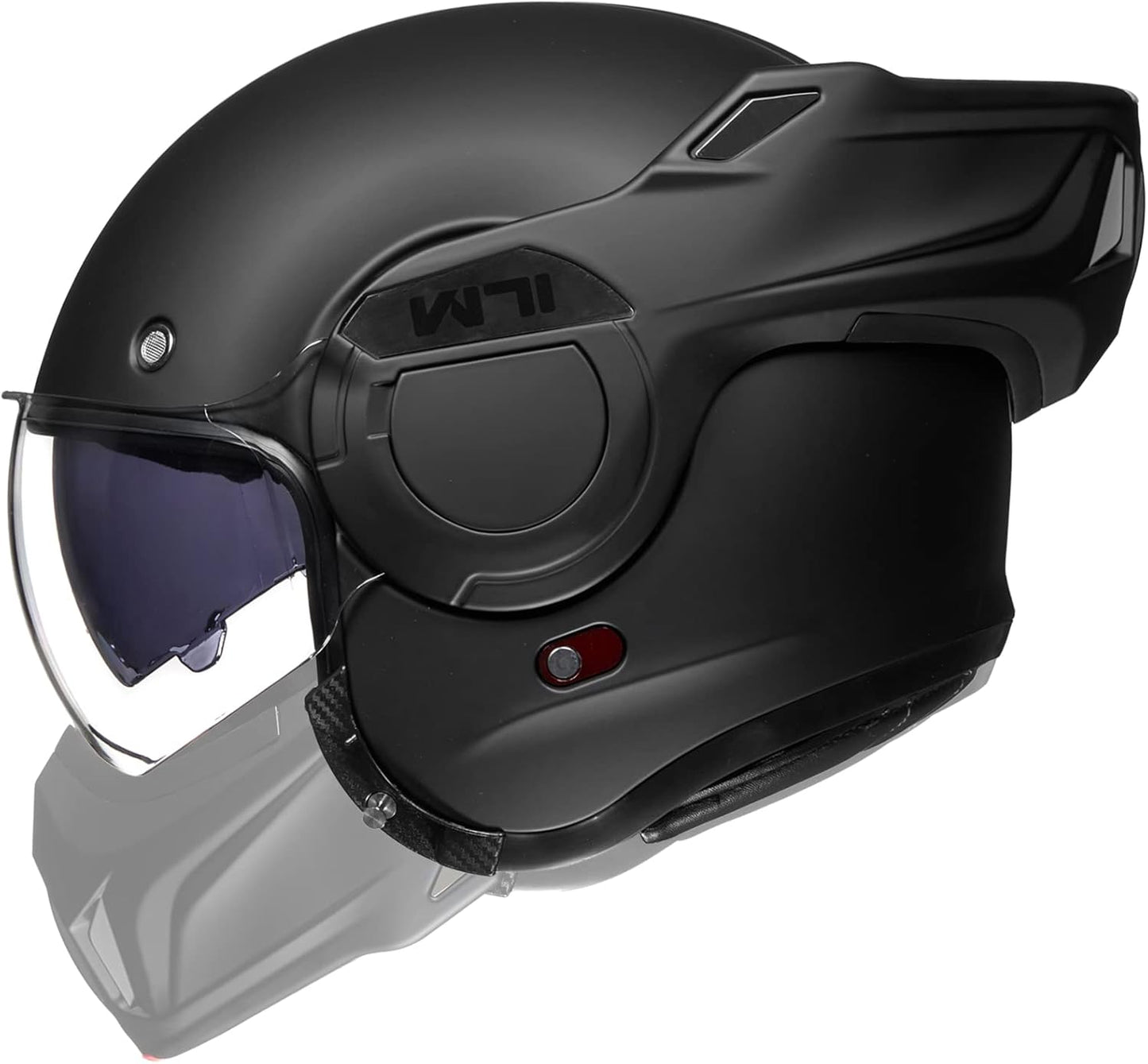 ILM Vintage Full Face Modular Motorcycle Helmet for Safe Riding