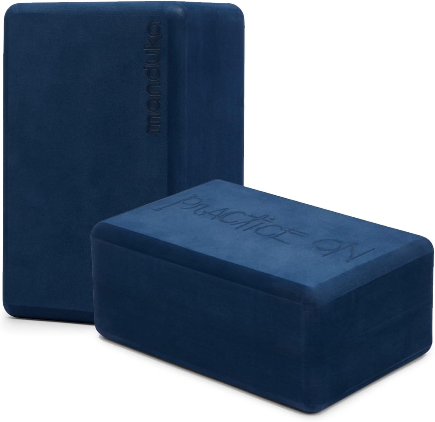 Lightweight Manduka Yoga Block for Ergonomic Support 