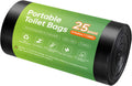 Portable Toilet Replacement Bags 25 Count 8 Gallon - Compostable