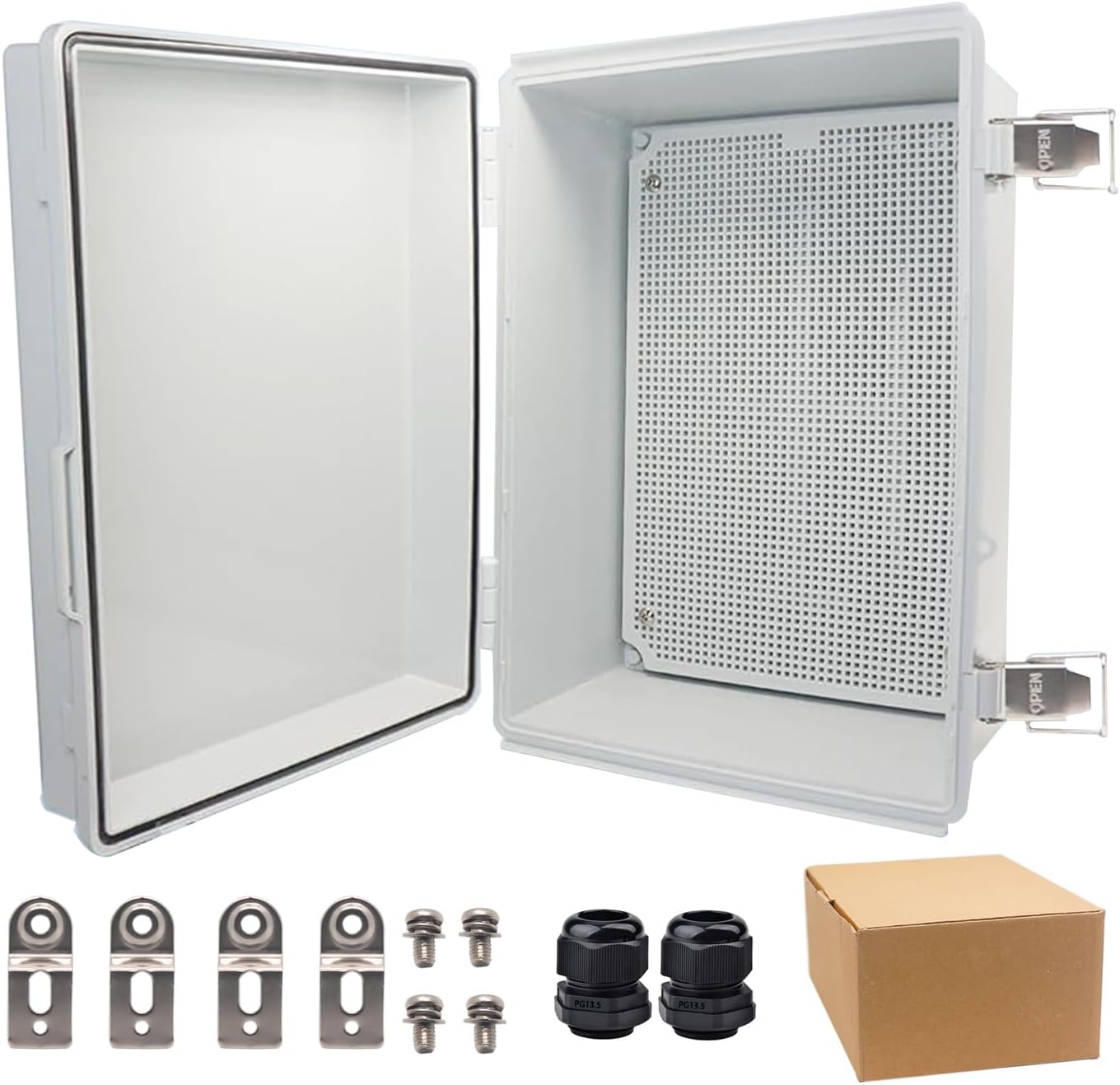 Waterproof Electrical Box for Electronics DIY Projects, 13.8in