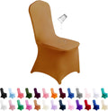 SUPERO Waterproof Spandex Chair Covers for Events and Parties