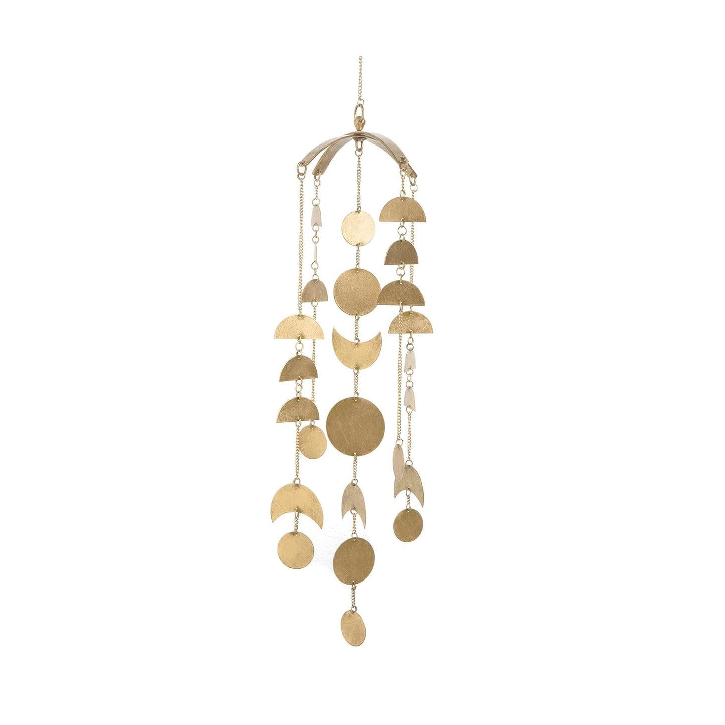 Crane Baby Brass-Finished Lunar Ceiling Hanging for Nursery