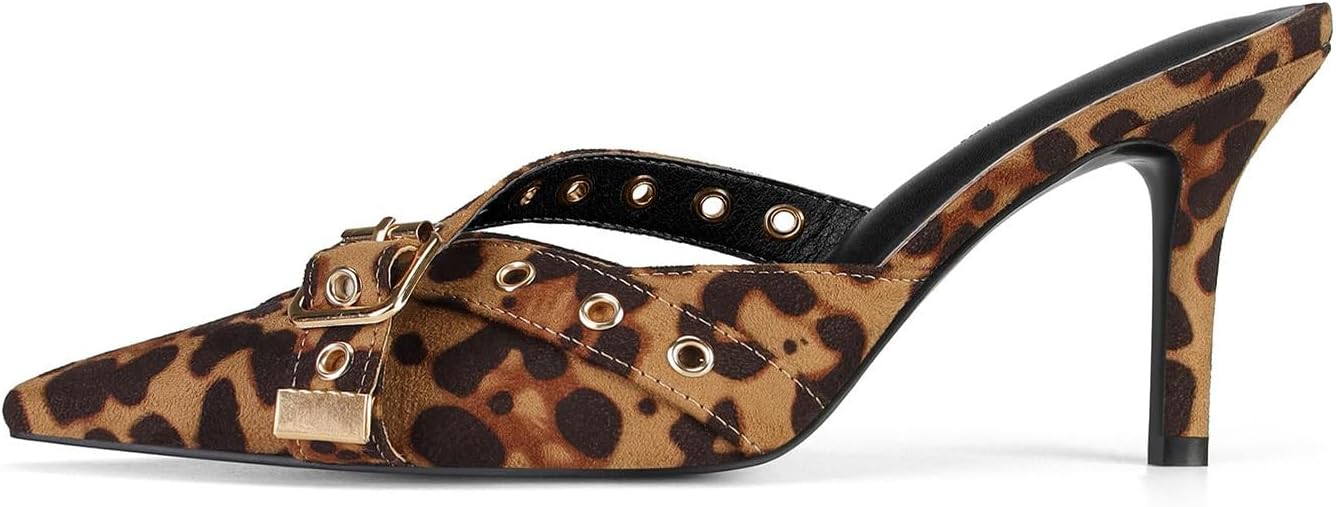 Dsevht Black Kitten Heels for Women with Vintage Bow Design