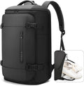 BANGE 40L Travel Backpack with Shoe Compartment - Weekender Daypack