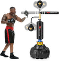 Goplus Boxing Speed Trainer Freestanding Punching Bag - 4-in-1 Fitness