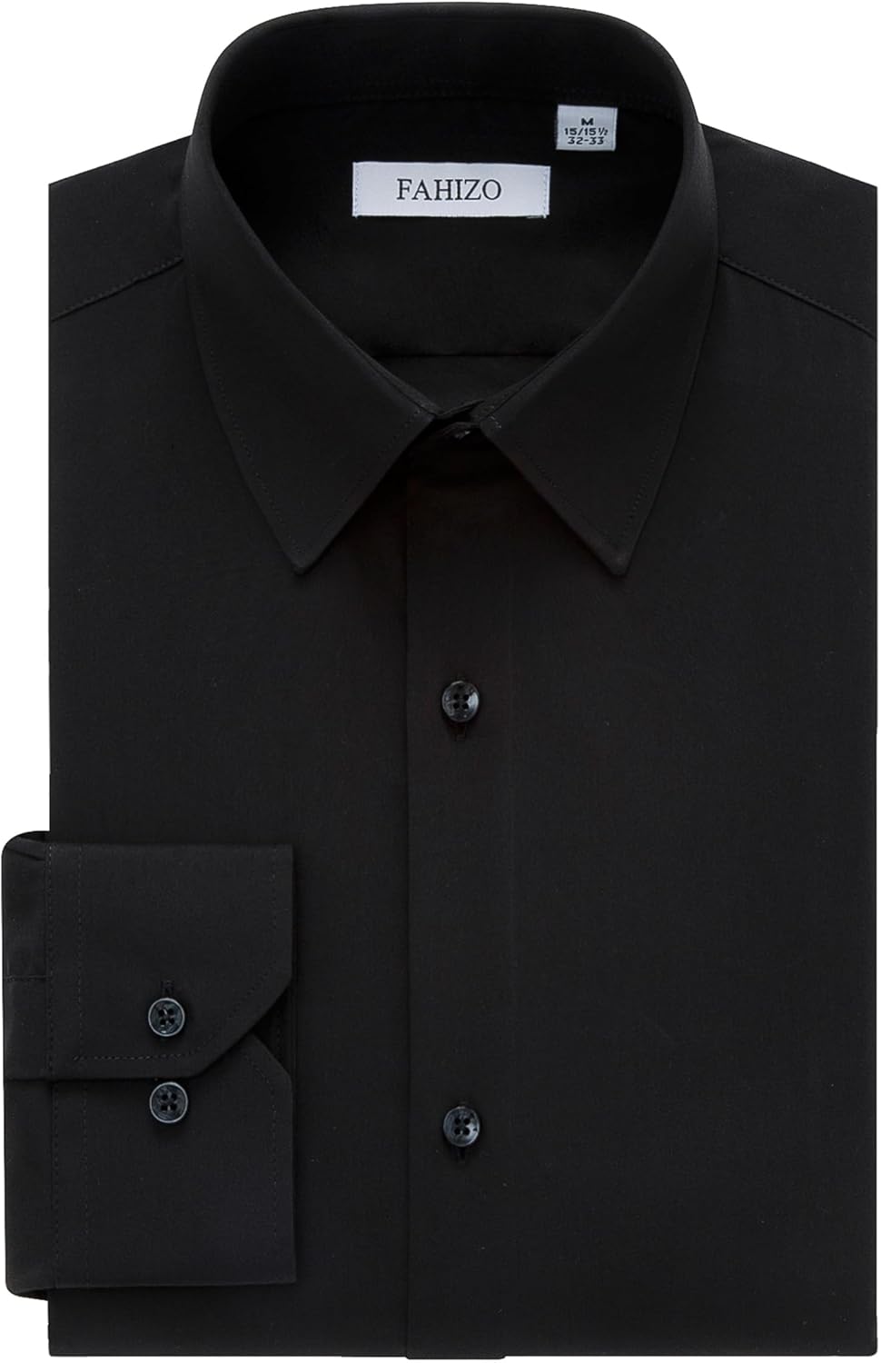 FAHIZO Men's Dress Shirt Regular Fit for Business and Casual Wear