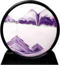 Moving Sand Art Picture Sandscapes in Motion Round Glass 3D Sand Art
