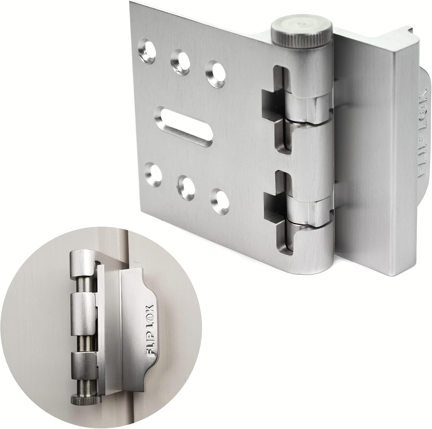 FlipLok High Security Door Lock - Keyless, Stronger Than Deadbolt