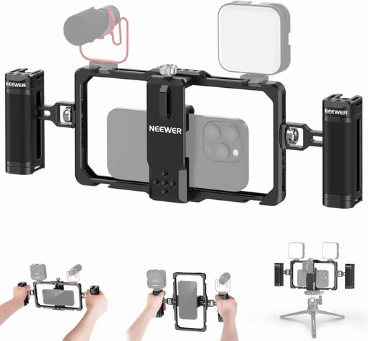 NEEWER Upgraded Phone Rig Vlogging Kit for TikTok and YouTube