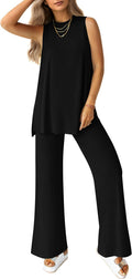 PRETTYGARDEN Women's 2 Piece Lounge Set - Soft Summer Tracksuit Shoes