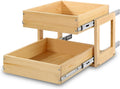 Pull Out Cabinet Organizer 20in W21in D16in Soft Close Slide-Out
