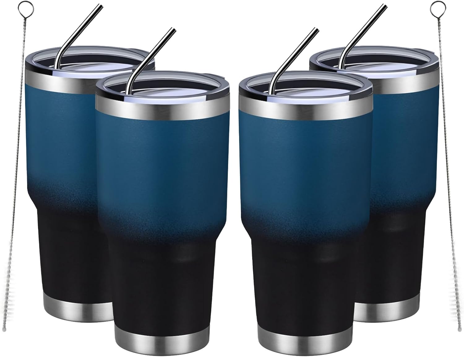 MEWAY 30oz Insulated Tumbler for Hot and Cold Drinks, 4 Pack
